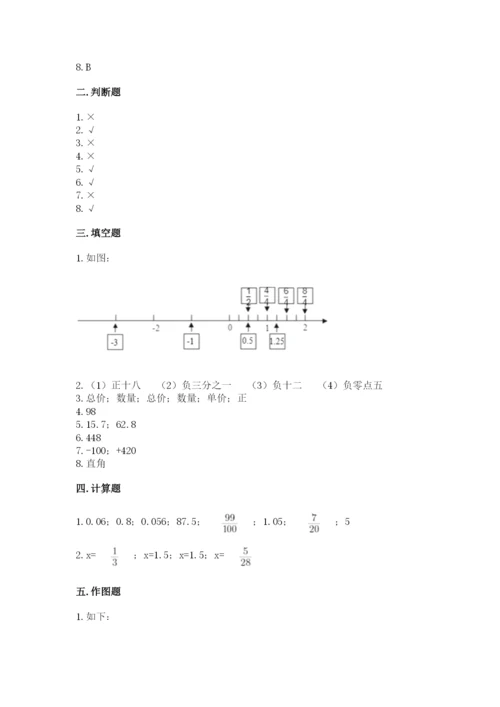 北京版六年级下册数学期末测试卷【历年真题】.docx