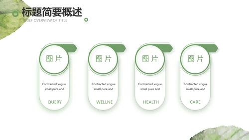 绿色小清新工作计划总结汇报PPT
