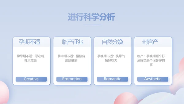 蓝色创意科学家庭育儿母婴动态PPT