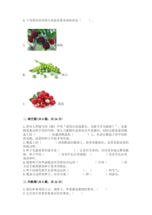 科学四年级下册第一单元植物的生长变化测试卷（综合卷）.docx