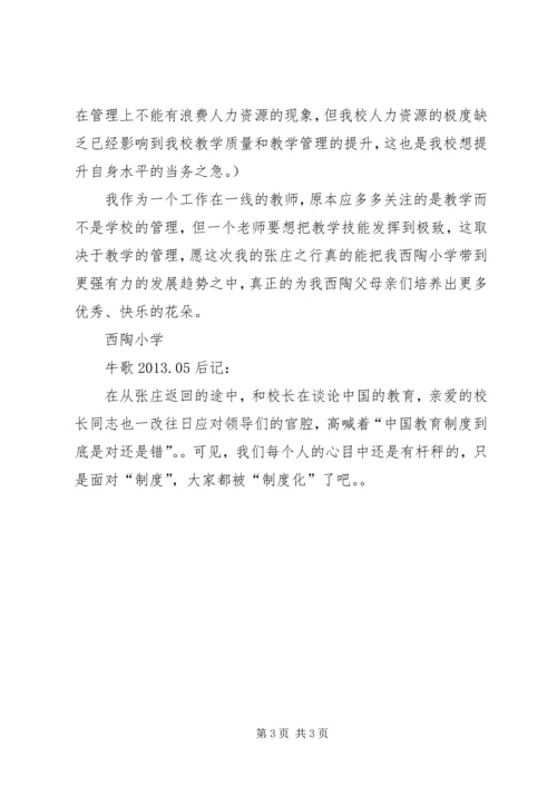 学校路艳房—焦作学习心得.docx