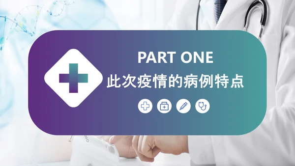 医疗护理疫情肺炎新型冠状病毒课件PPT模板