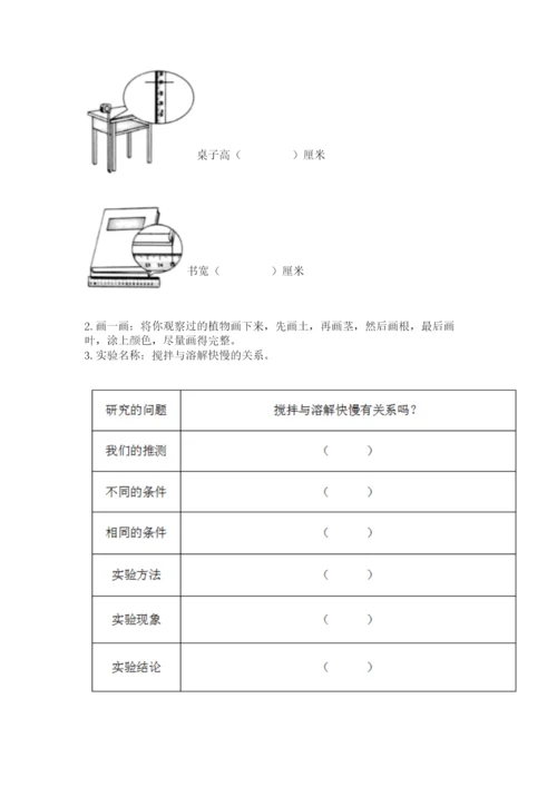 教科版一年级上册科学期末测试卷（考试直接用）.docx