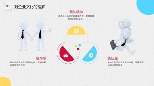 商务风3D小人企业工作述职报告PPT模板