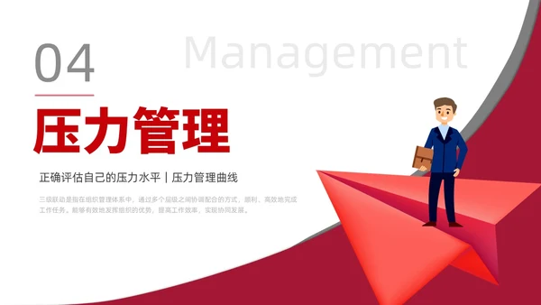 简约风红色自我管理成就卓越员工培训企业管理培训PPT课件