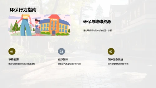 打造绿色学园