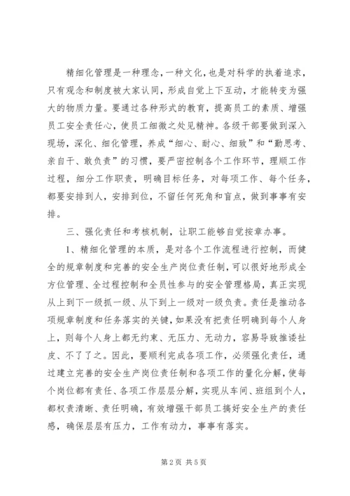 精细化学习后感想 (5).docx