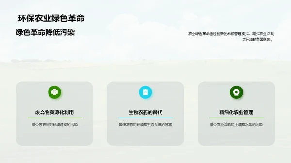 迈向绿色农业