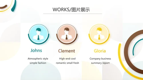 时尚创意个人作品集作品展示ppt