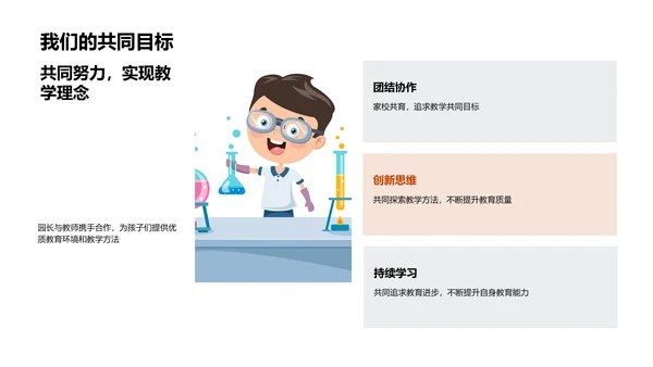 幼教理念实践探讨PPT模板