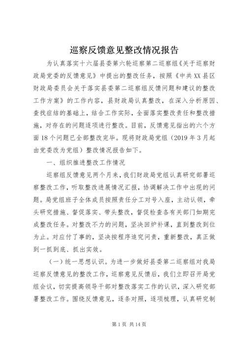 巡察反馈意见整改情况报告.docx