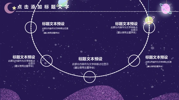 创意科技黑洞科谱知识商业计划书通用PPT模板