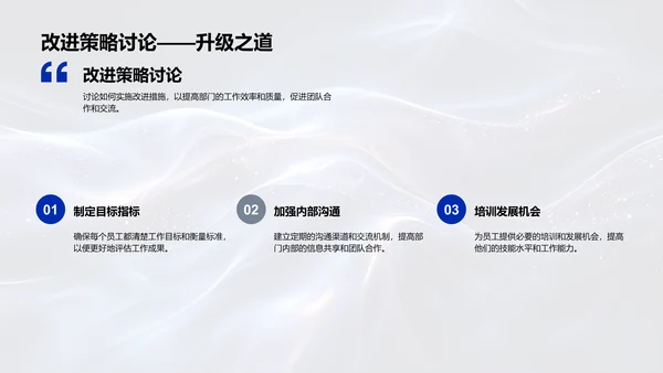 季度工作回顾与远景PPT模板