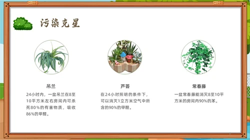 绿色小清新趣味科普小讲堂PPT课件主题班会