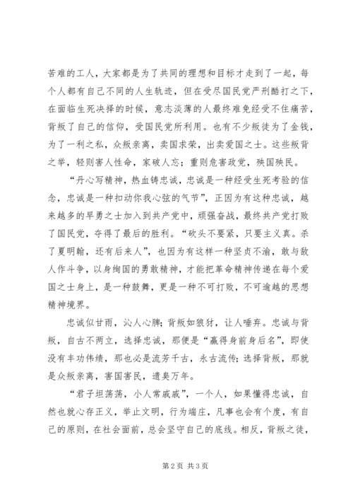 观“忠诚与背叛”有感.docx