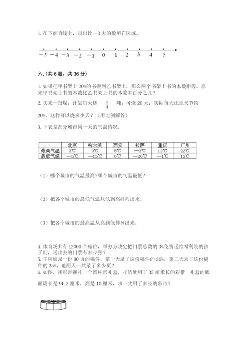 小学毕业班数学检测卷含答案【基础题】.docx