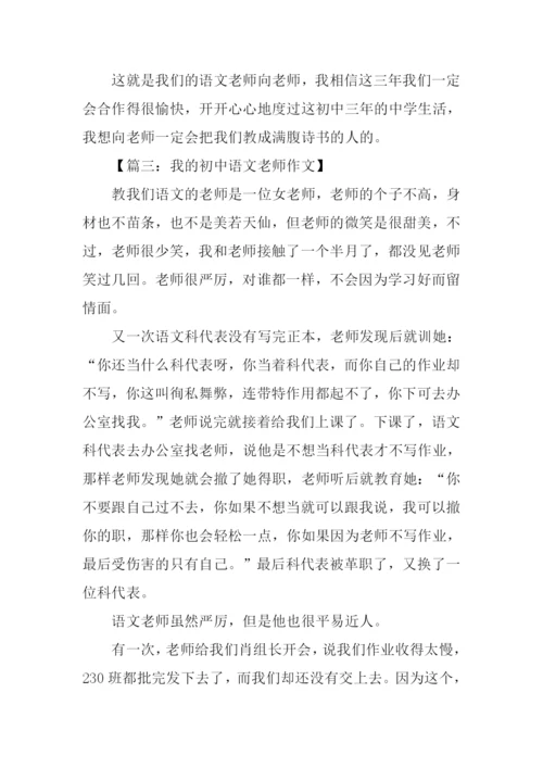 我的初中语文老师作文.docx