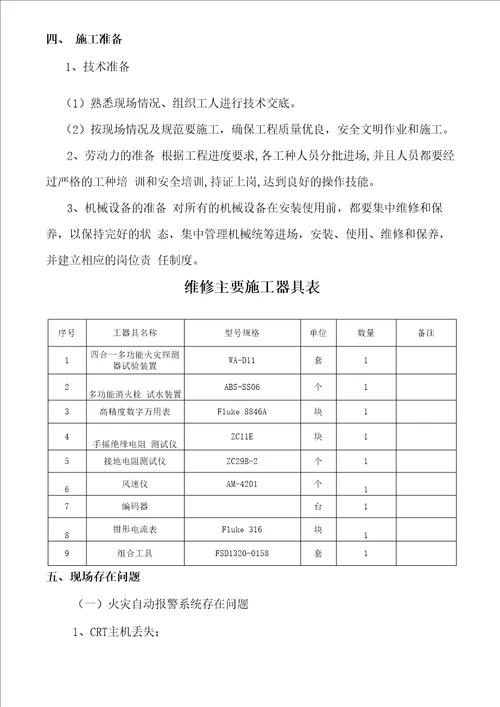 XXX消防工程改造施工方案