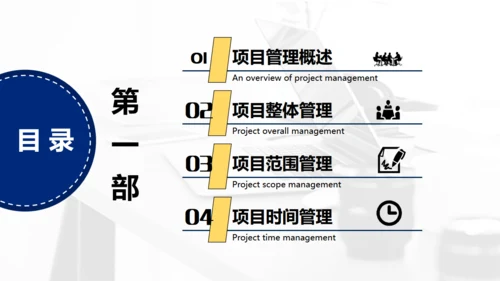 项目管理执行实务通用PPT模板