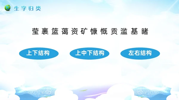 蓝色插画小学语文六年级教案PPT课件只有一个地球PPT模板小学语文六年级上册课件