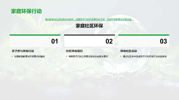 儿童绿色行为养成