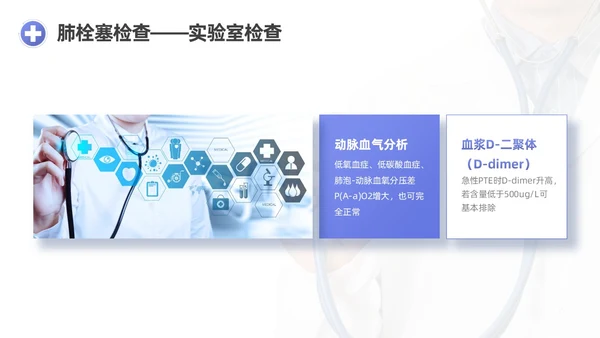 蓝紫渐变商务实拍风肺栓塞护理查房医疗培训PPT模板
