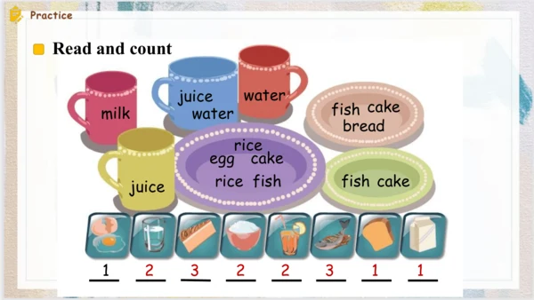 Unit 5 Let's eat! B Start to read, Let's check & L