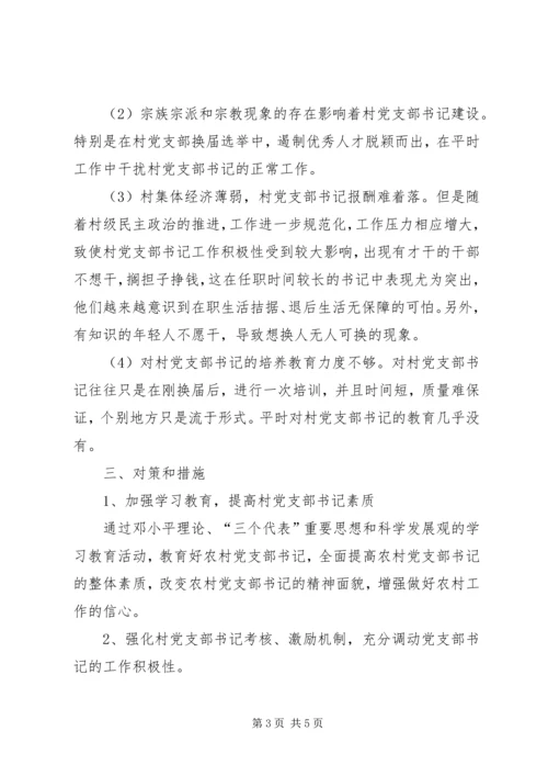 独家原创-农村党支部书记激励机制调研报告.docx
