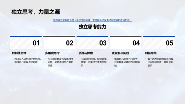 大学学习成效提升PPT模板