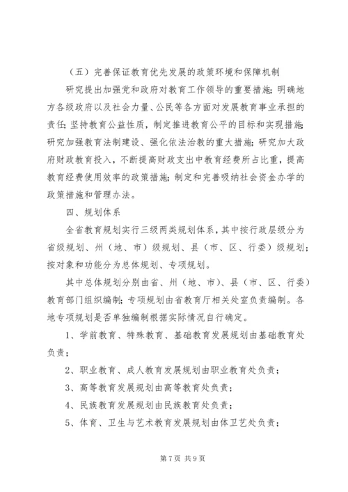 教育系统十二五规划编制方案范文.docx