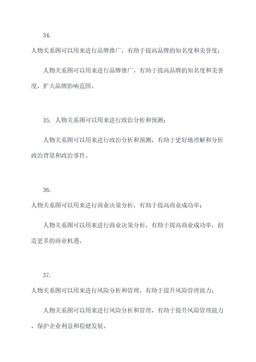 人物关系图基础知识