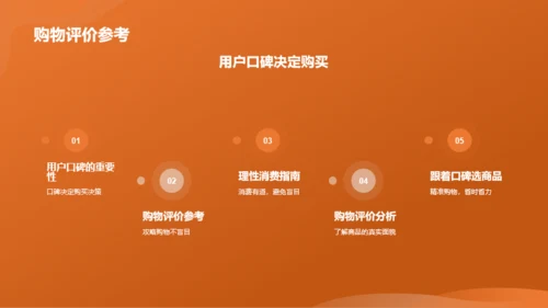 橙色渐变购物狂欢节活动总结PPT模板