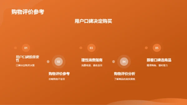橙色渐变购物狂欢节活动总结PPT模板
