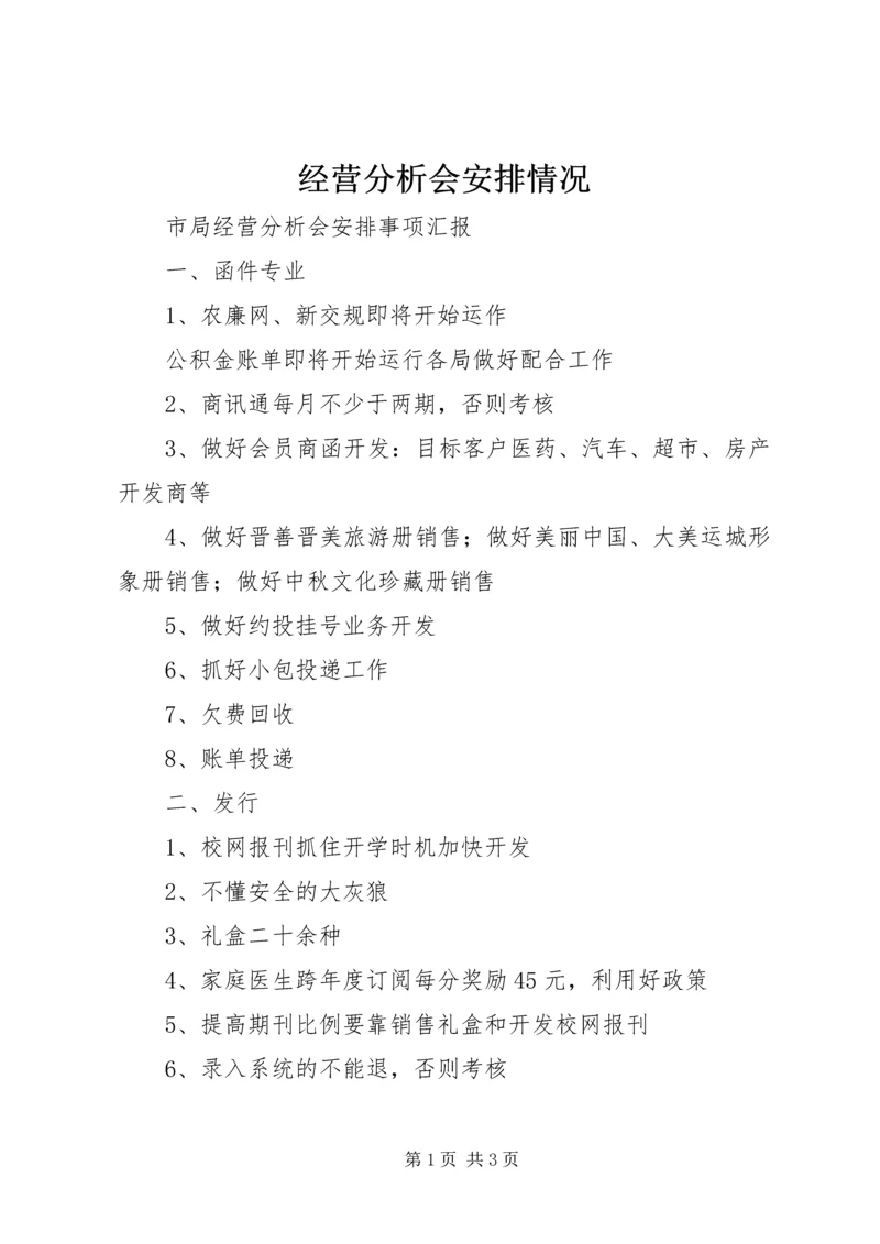 经营分析会安排情况.docx