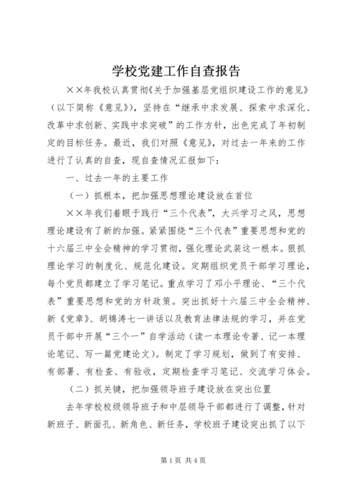 学校党建工作自查报告 (10).docx