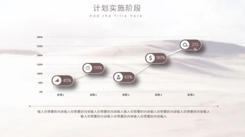 工作年度述职汇报大沙漠通用PPT模板