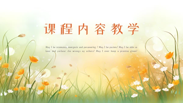 教育教学通用模板