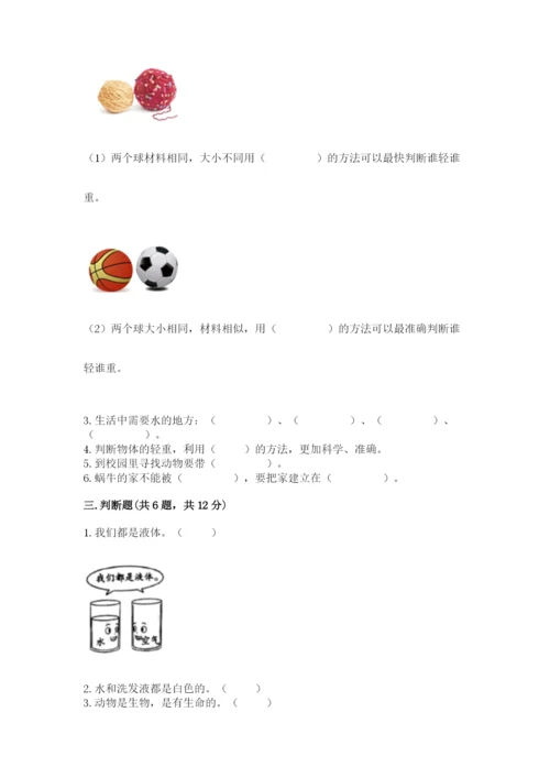 教科版小学科学一年级下册期末测试卷附参考答案【典型题】.docx