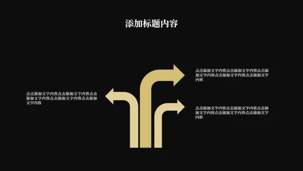 黑金奢华风公司企业宣传通用PPT模板