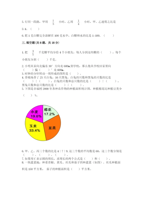 小学数学六年级上册期末模拟卷（易错题）word版.docx