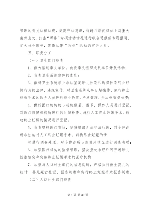 打击“两非”专项活动实施方案.docx