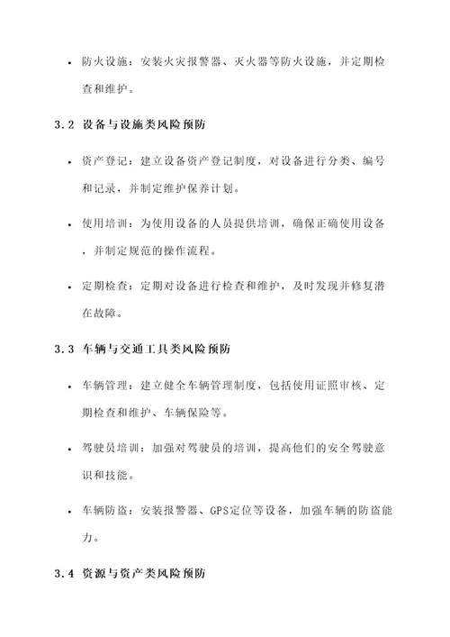 校园财产风险管理方案