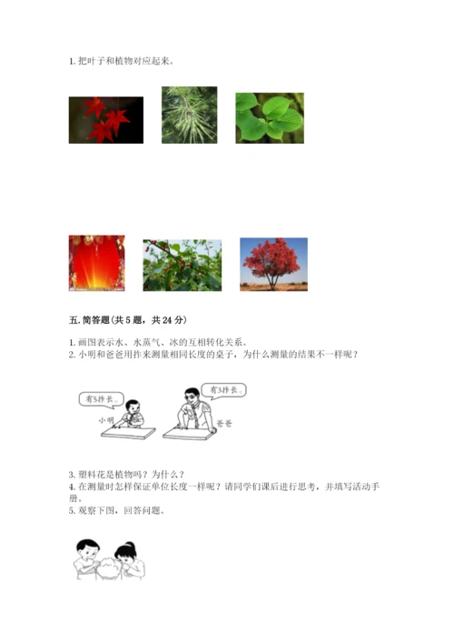 教科版一年级上册科学期末测试卷附答案【巩固】.docx