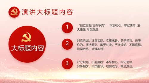 社区民主生活会学习主题动态PPT
