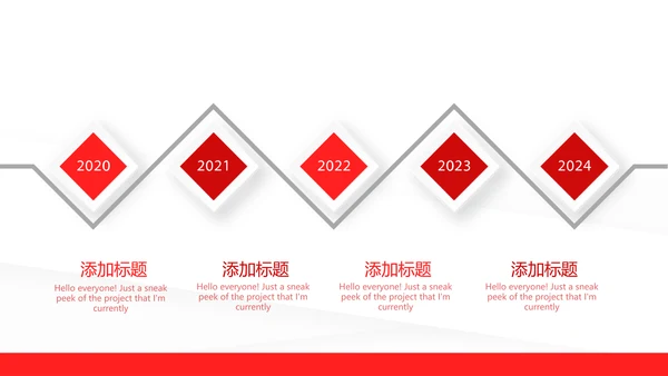 红色简约卫生院工作总结和计划动态PPT