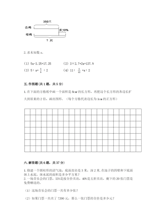 北京版六年级下册数学期末测试卷【夺分金卷】.docx