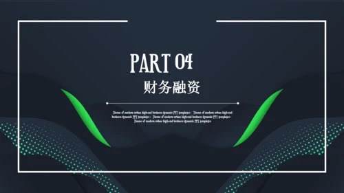 商业BP创业融资计划书通用PPT模板
