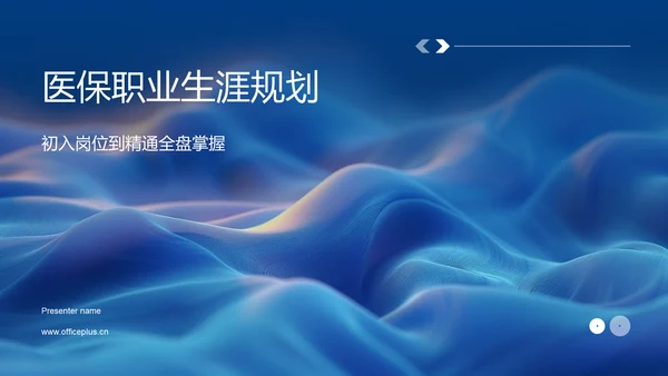 医保职业生涯规划PPT模板