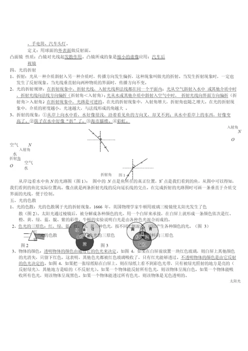 (超详)初中物理知识点归纳汇总.docx