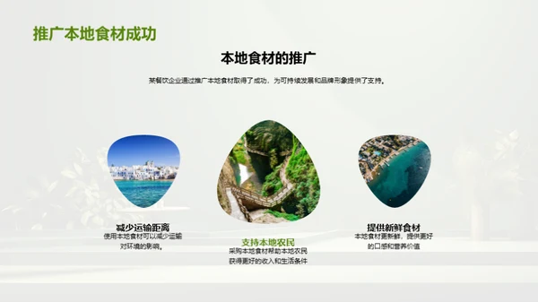 商务风餐饮旅游相册图集PPT模板
